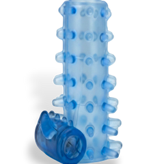 Liga Pulse Grip de silicón con vibración integrada para estimulación intensa Glow & Vibe.