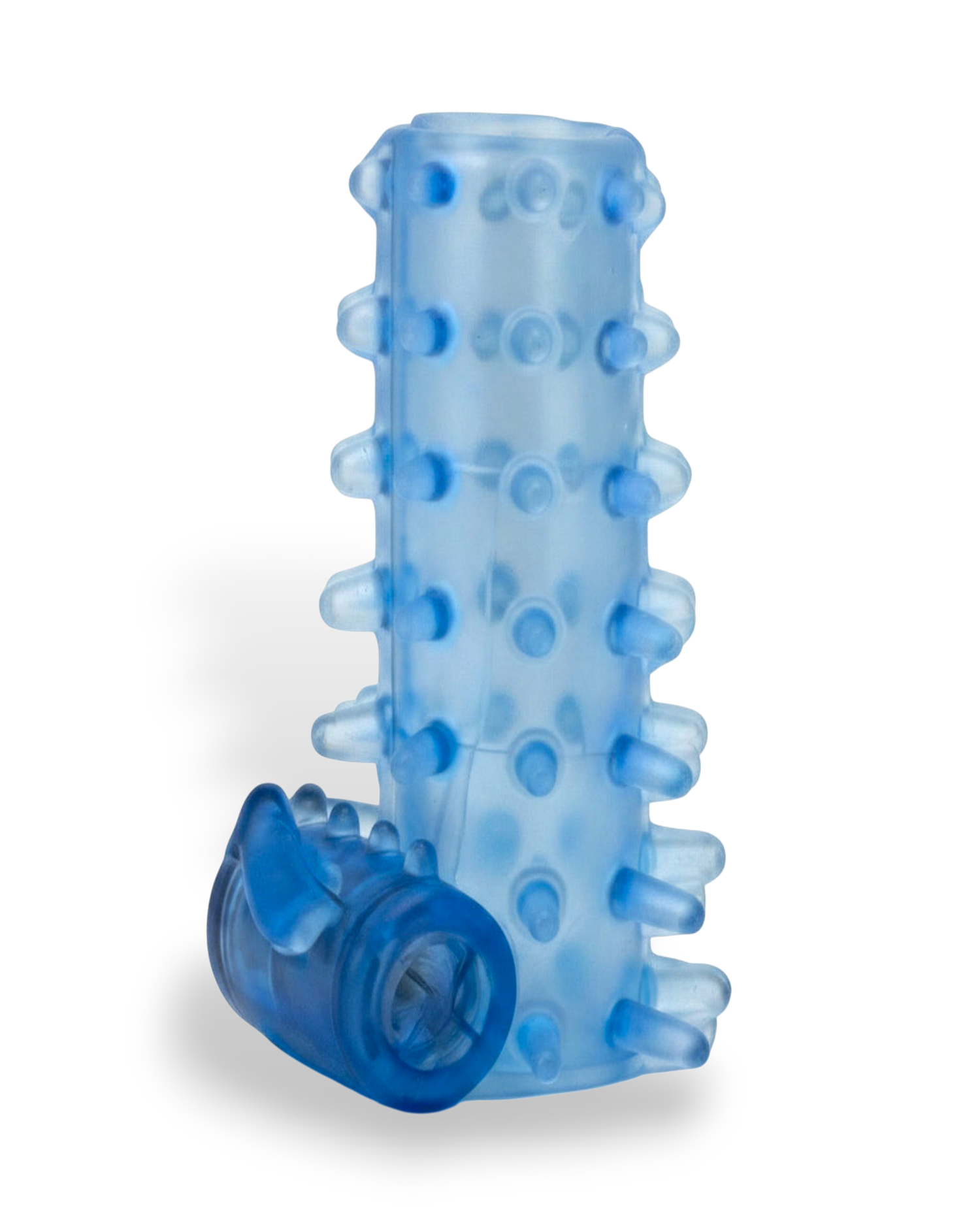 Liga Pulse Grip de silicón con vibración integrada para estimulación intensa Glow & Vibe.