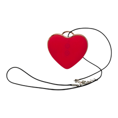 Estimulador Love Shape Necklace con diseño de collar y 10 velocidades de succión y pulsación, joya del placer Glow & Vibe.