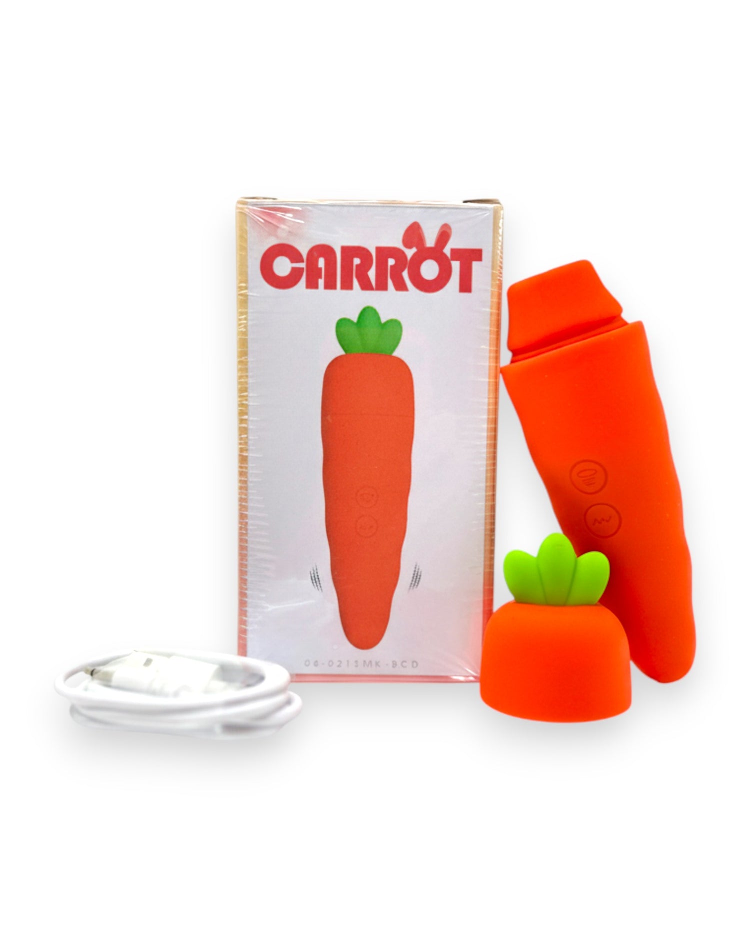 Crazy Carrot vibrador succionador clítoris divertido y recargable
