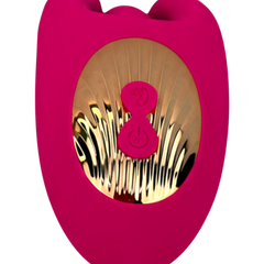 Vibrador Crazy Finger con movimiento lateral potente, 10 vibraciones y aleteos, diseño innovador Glow & Vibe.
