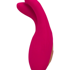Vibrador Crazy Finger con movimiento lateral potente, 10 vibraciones y aleteos, diseño innovador Glow & Vibe.