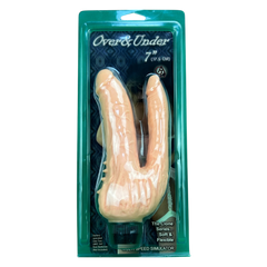 Vibrador Dual Lover doble estimulación, diseño elegante y envolvente, vibrador para placer simultáneo, marca Glow & Vibe.