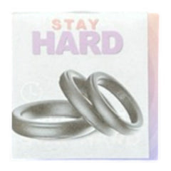 Set de tres anillos Stay Rings de gel elástico para control, firmeza y placer Glow & Vibe.