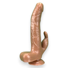 Vibrador Royal Rabbit doble motor, diseño elegante tipo conejo, vibrador potente y lujoso para mujer, marca Glow & Vibe.