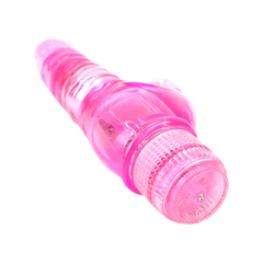 Vibrador Crystal Climbing doble estimulación, diseño curvado para punto G y toque en clítoris, vibrador elegante y sensual, marca Glow & Vibe.