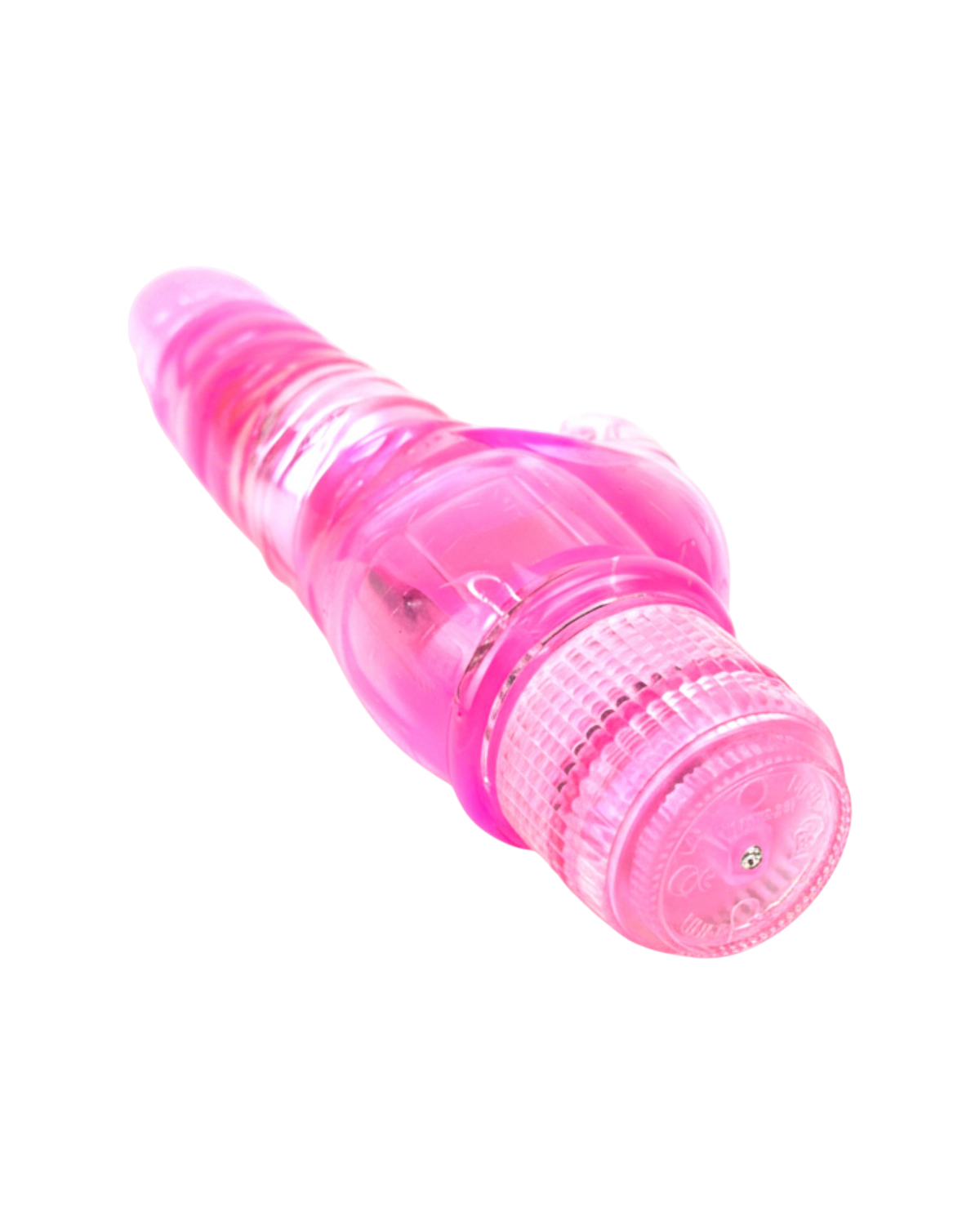 Vibrador Crystal Climbing doble estimulación, diseño curvado para punto G y toque en clítoris, vibrador elegante y sensual, marca Glow & Vibe.