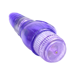 Vibrador Crystal Climbing doble estimulación, diseño curvado para punto G y toque en clítoris, vibrador elegante y sensual, marca Glow & Vibe.