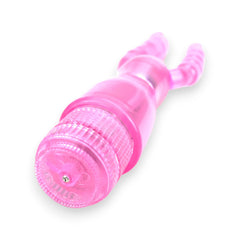 Vibrador Double Pleasure de doble estimulación, diseño elegante y potente, vibrador sensual y sofisticado, marca Glow & Vibe.