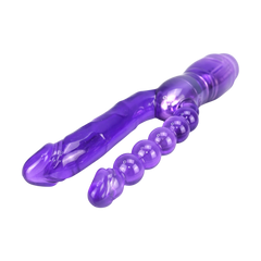 Vibrador Double Pleasure de doble estimulación, diseño elegante y potente, vibrador sensual y sofisticado, marca Glow & Vibe.
