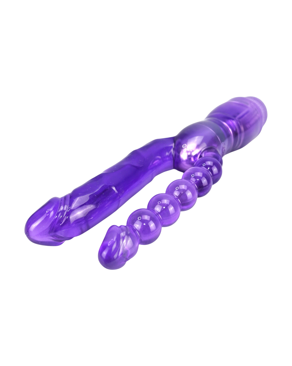 Vibrador Double Pleasure de doble estimulación, diseño elegante y potente, vibrador sensual y sofisticado, marca Glow & Vibe.
