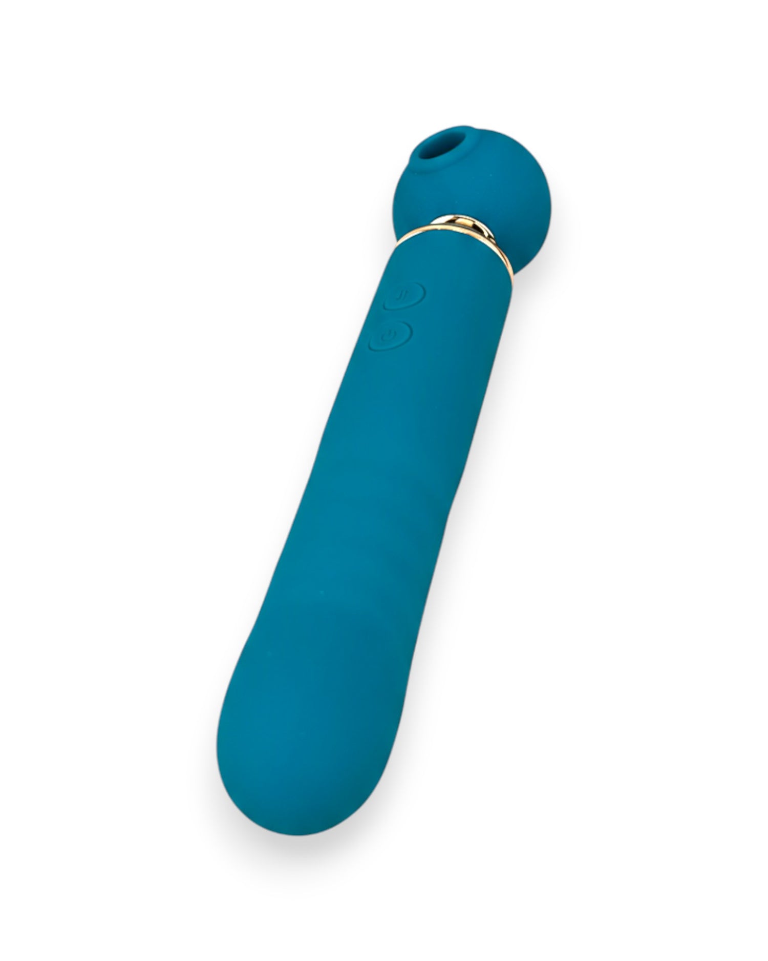 Vibrador Meng Dun Dun con pistón y pulsaciones, vibrador tecnológico potente y elegante, diseño moderno Glow & Vibe.