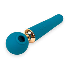 Vibrador Meng Dun Dun con pistón y pulsaciones, vibrador tecnológico potente y elegante, diseño moderno Glow & Vibe.