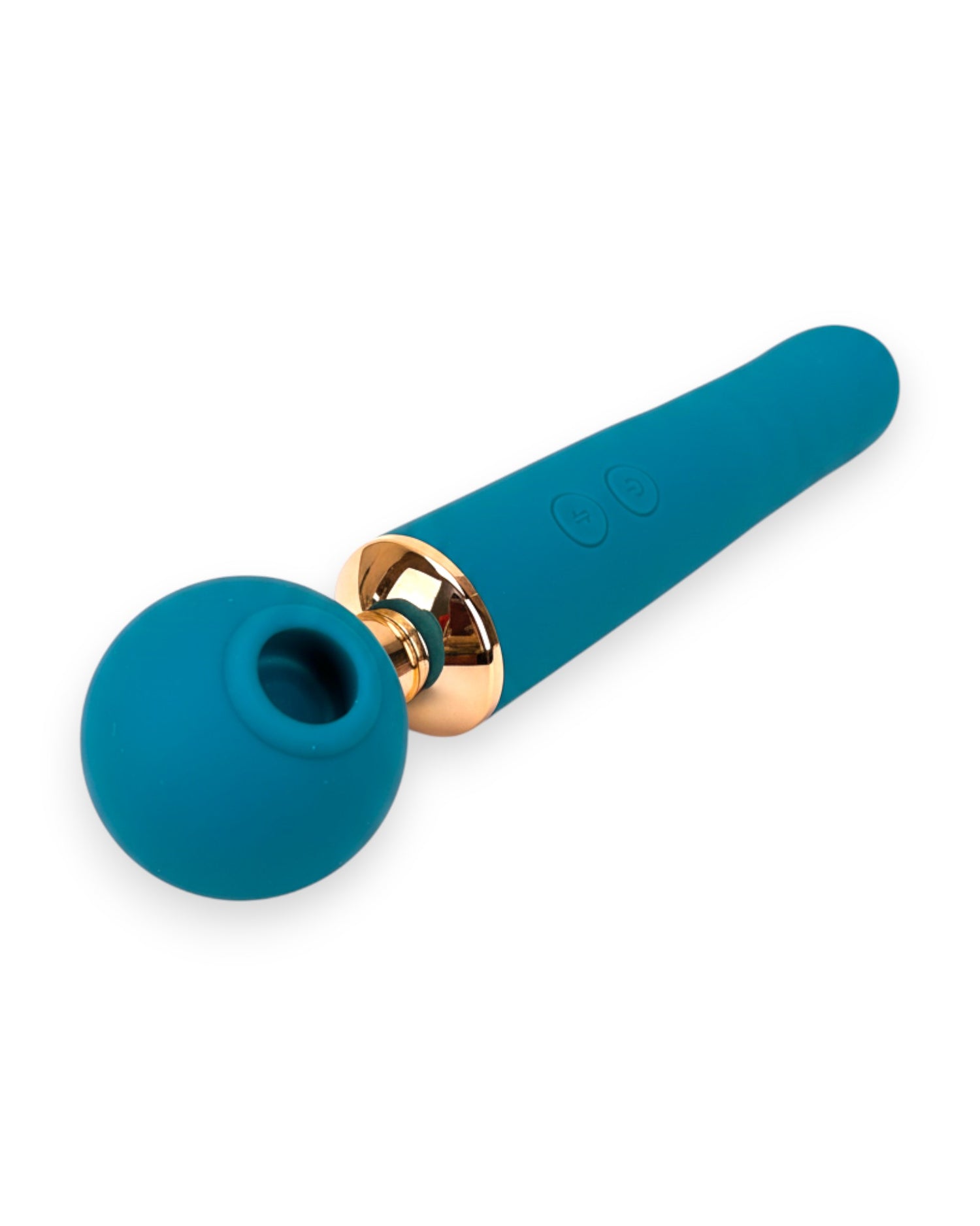 Vibrador Meng Dun Dun con pistón y pulsaciones, vibrador tecnológico potente y elegante, diseño moderno Glow & Vibe.