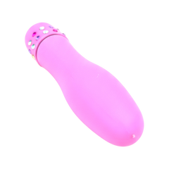 Mini vibrador Diamond Princess color brillante, vibrador elegante con brillo de lujo, diseño discreto Glow & Vibe.