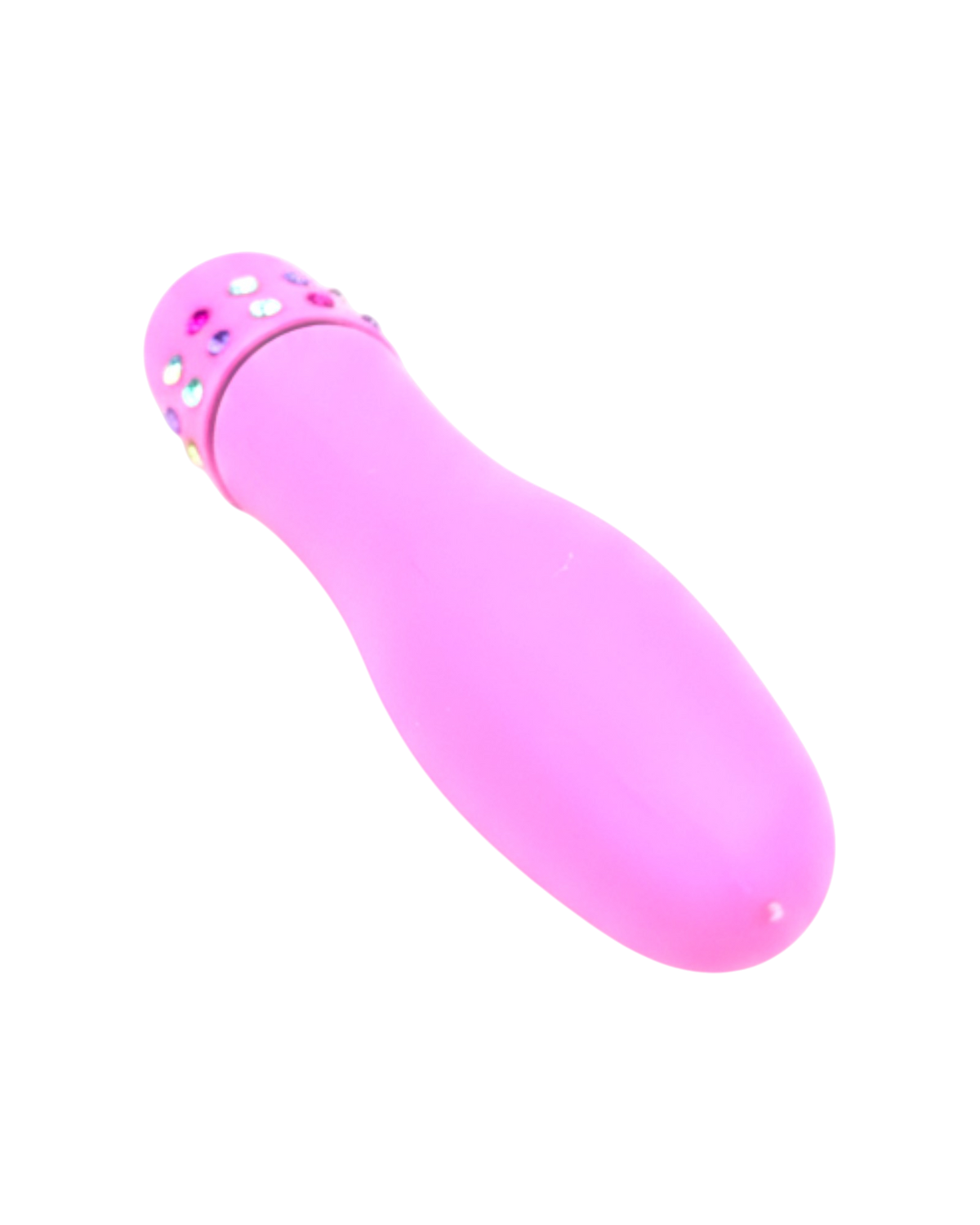 Mini vibrador Diamond Princess color brillante, vibrador elegante con brillo de lujo, diseño discreto Glow & Vibe.