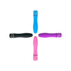 Mini vibrador Diamond Princess color brillante, vibrador elegante con brillo de lujo, diseño discreto Glow & Vibe.