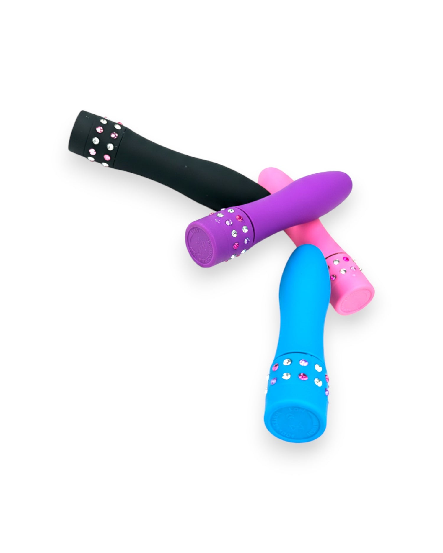 Mini vibrador Diamond Princess color brillante, vibrador elegante con brillo de lujo, diseño discreto Glow & Vibe.