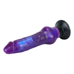 Vibrador Soft Rider con textura suave y diseño ergonómico, color elegante, vibrador cómodo y flexible para mujer, marca Glow & Vibe.
