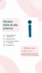 Vibrador Meng Dun Dun con pistón y pulsaciones, vibrador tecnológico potente y elegante, diseño moderno Glow & Vibe.
