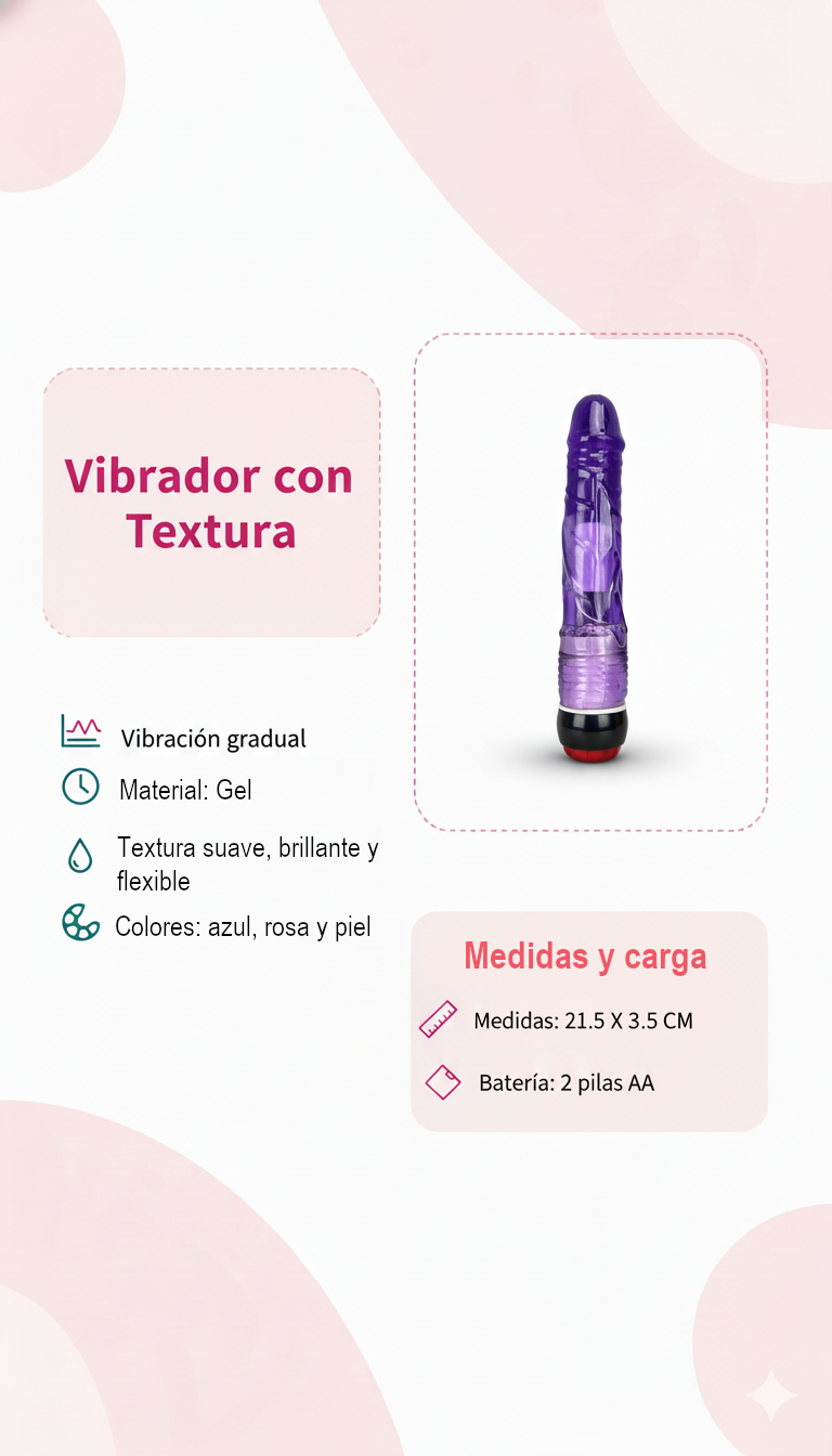 Vibrador realista Play Rod color elegante, diseño clásico y vibrador de intensidad gradual, juguete sensual Glow & Vibe.