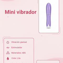 Mini vibrador Magic Mini elegante y compacto, diseño discreto, vibrador portátil para mujer, Glow & Vibe.