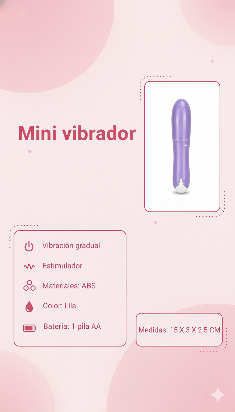Mini vibrador Magic Mini elegante y compacto, diseño discreto, vibrador portátil para mujer, Glow & Vibe.