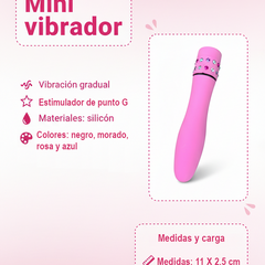 Mini vibrador Diamond Princess color brillante, vibrador elegante con brillo de lujo, diseño discreto Glow & Vibe.