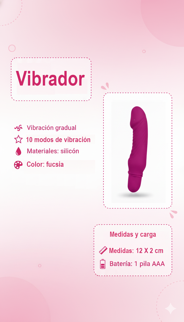 Vibrador Pure Vibe clásico y elegante, diseño versátil y vibrador discreto para mujer, Glow & Vibe.