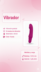 Vibrador Pure Vibe clásico y elegante, diseño versátil y vibrador discreto para mujer, Glow & Vibe.