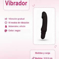 Mini vibrador Stev Mini compacto y potente, diseño moderno y vibrador portátil discreto, Glow & Vibe.