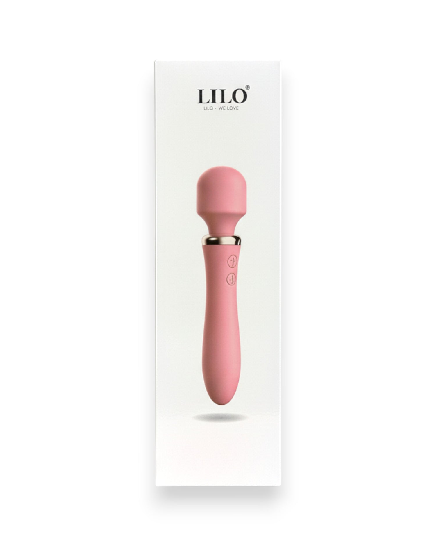 Vibrador doble Has Love con diseño romántico, elegante y vibrador para pareja, juguete íntimo Glow & Vibe.
