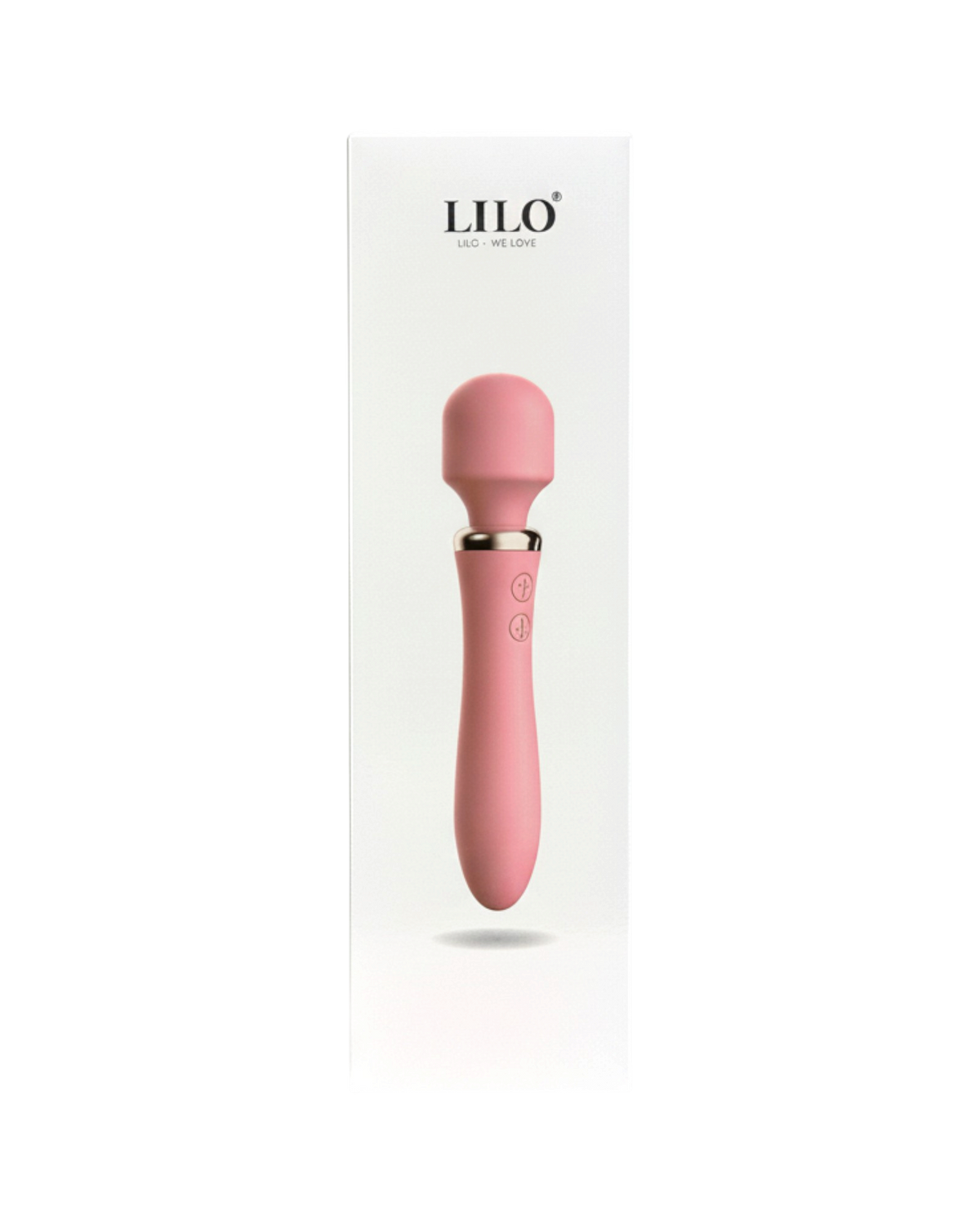 Vibrador doble Has Love con diseño romántico, elegante y vibrador para pareja, juguete íntimo Glow & Vibe.
