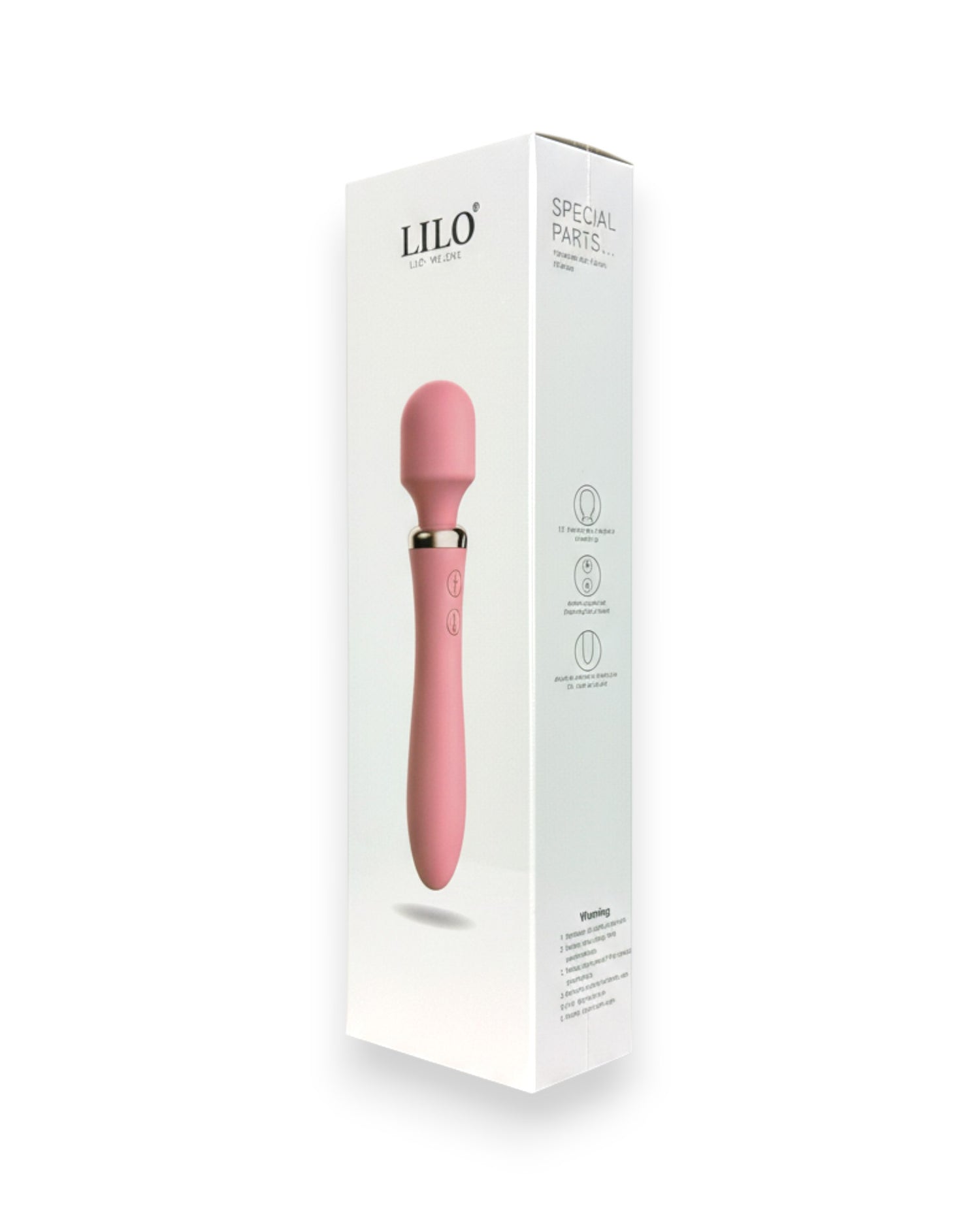 Vibrador doble Has Love con diseño romántico, elegante y vibrador para pareja, juguete íntimo Glow & Vibe.