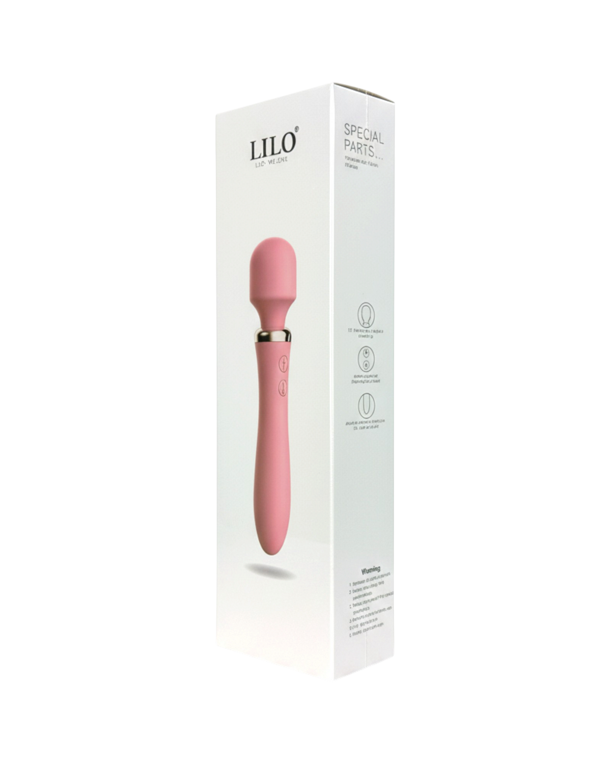 Vibrador doble Has Love con diseño romántico, elegante y vibrador para pareja, juguete íntimo Glow & Vibe.