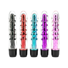 Vibrador Vibe Armor texturizado tipo piel, diseño elegante y potente, vibrador masculino realista Glow & Vibe.