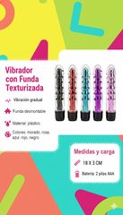 Vibrador Vibe Armor texturizado tipo piel, diseño elegante y potente, vibrador masculino realista Glow & Vibe.