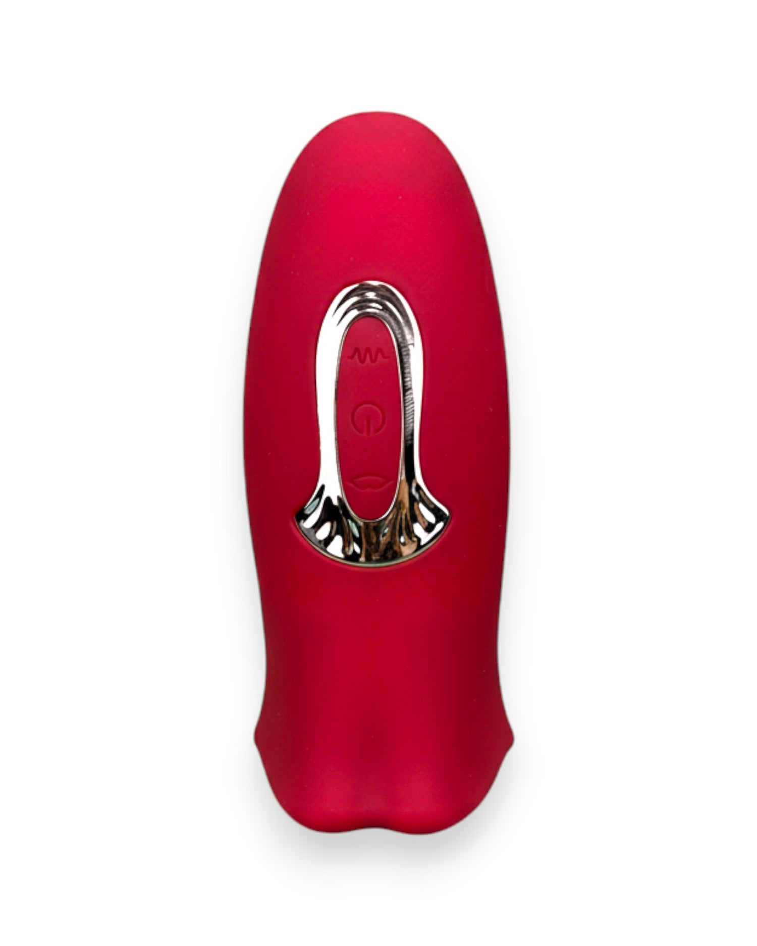 Estimulador Kiss Mouth con 10 funciones de succión, diseño elegante y sensual Glow & Vibe.