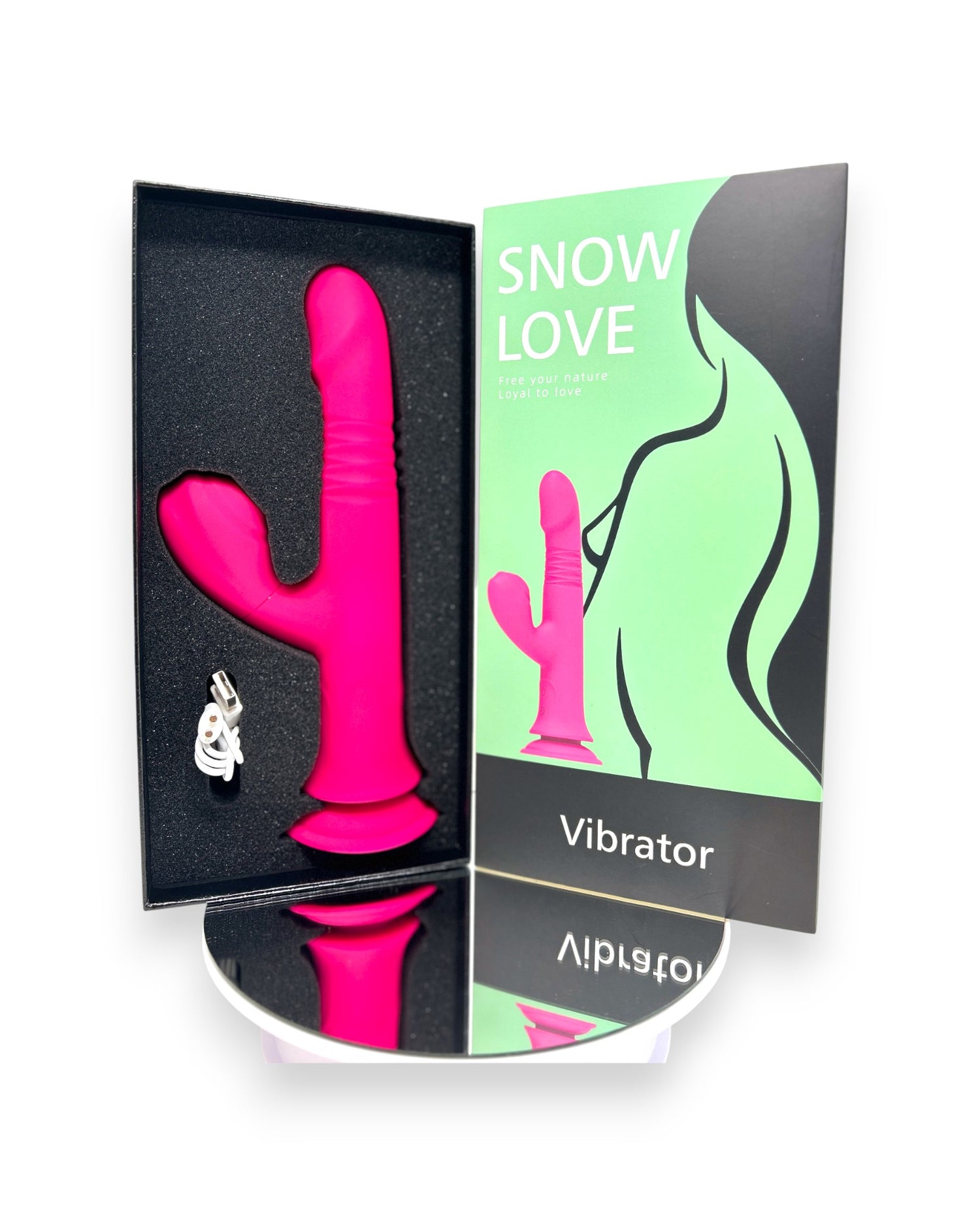 Vibrador de silicona suave Snow Love Glow & Vibe