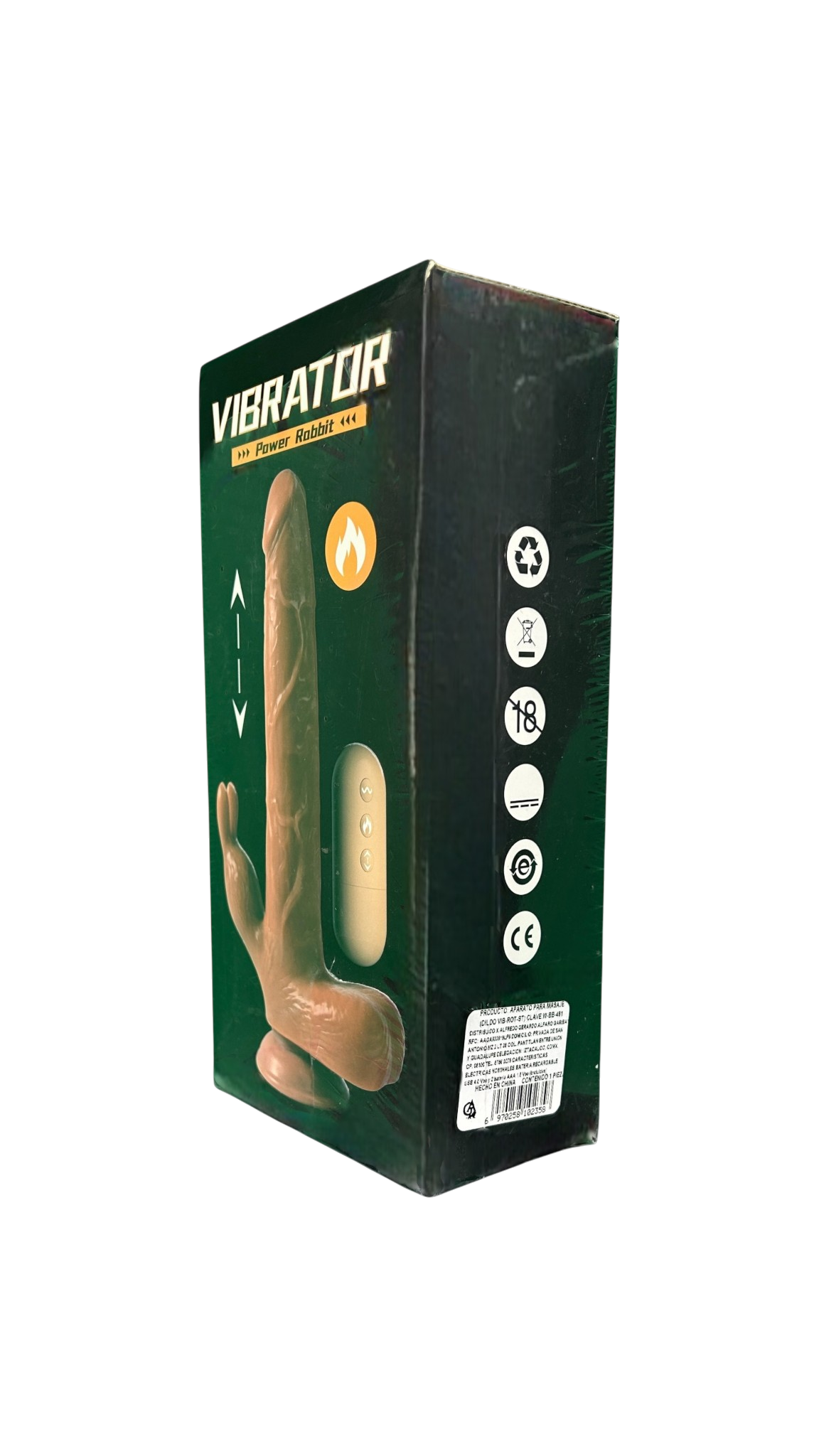Vibrador Royal Rabbit doble motor, diseño elegante tipo conejo, vibrador potente y lujoso para mujer, marca Glow & Vibe.