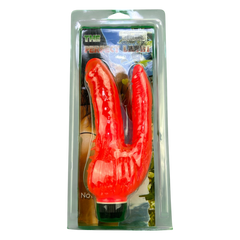 Vibrador Dual Lover doble estimulación, diseño elegante y envolvente, vibrador para placer simultáneo, marca Glow & Vibe.