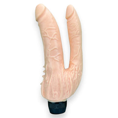 Vibrador Dual Lover doble estimulación, diseño elegante y envolvente, vibrador para placer simultáneo, marca Glow & Vibe.