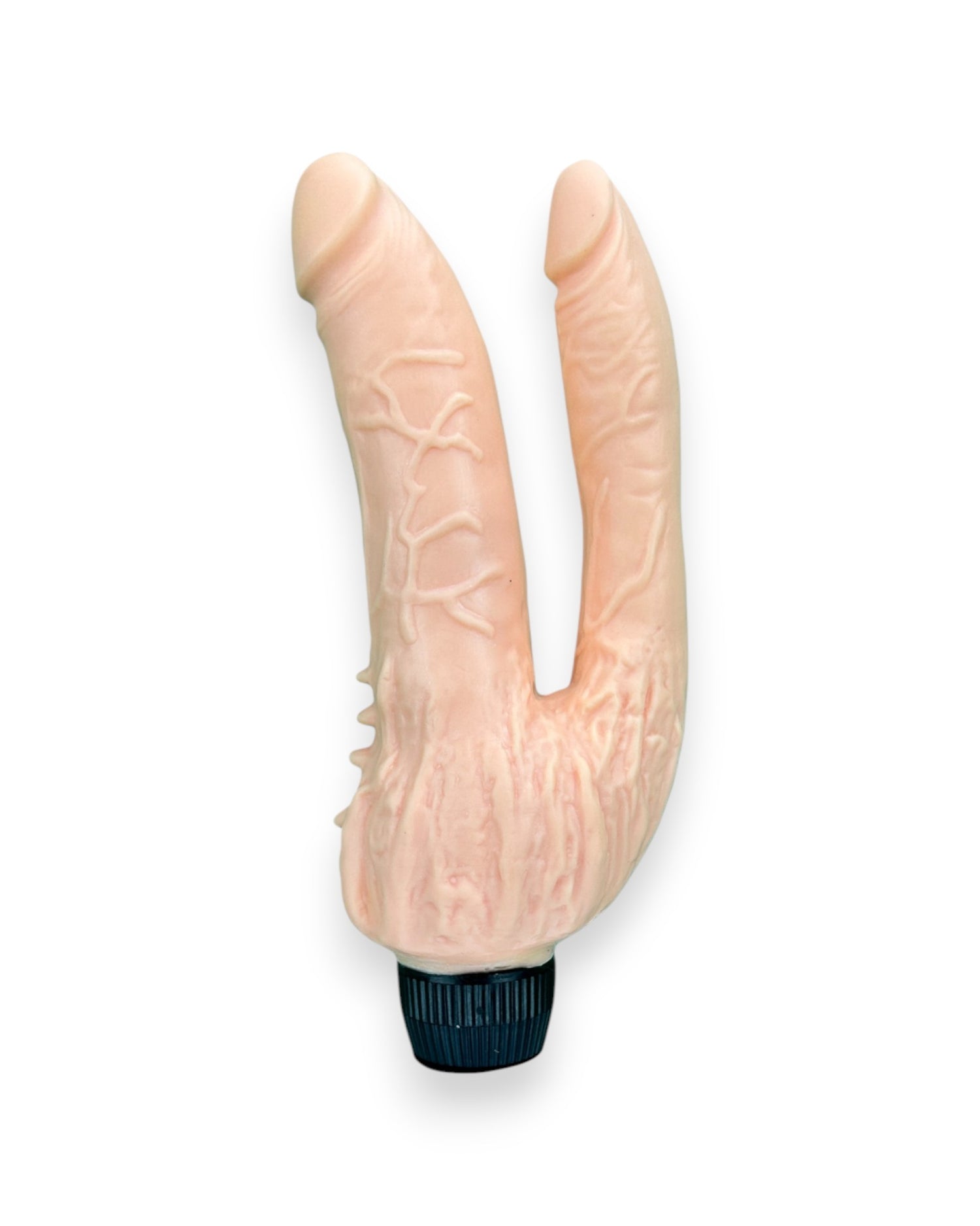Vibrador Dual Lover doble estimulación, diseño elegante y envolvente, vibrador para placer simultáneo, marca Glow & Vibe.