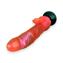 Vibrador Soft Rider con textura suave y diseño ergonómico, color elegante, vibrador cómodo y flexible para mujer, marca Glow & Vibe.
