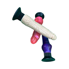 Vibrador Soft Rider con textura suave y diseño ergonómico, color elegante, vibrador cómodo y flexible para mujer, marca Glow & Vibe.
