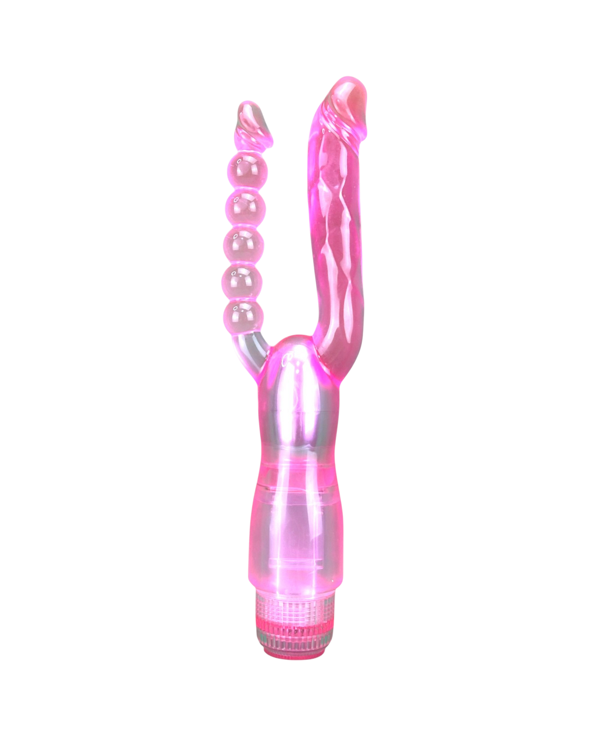 Vibrador Double Pleasure de doble estimulación, diseño elegante y potente, vibrador sensual y sofisticado, marca Glow & Vibe.