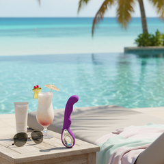 Vibrador Vibe Gatillo para punto G, diseño ergonómico y potente, vibrador elegante y preciso Glow & Vibe.
