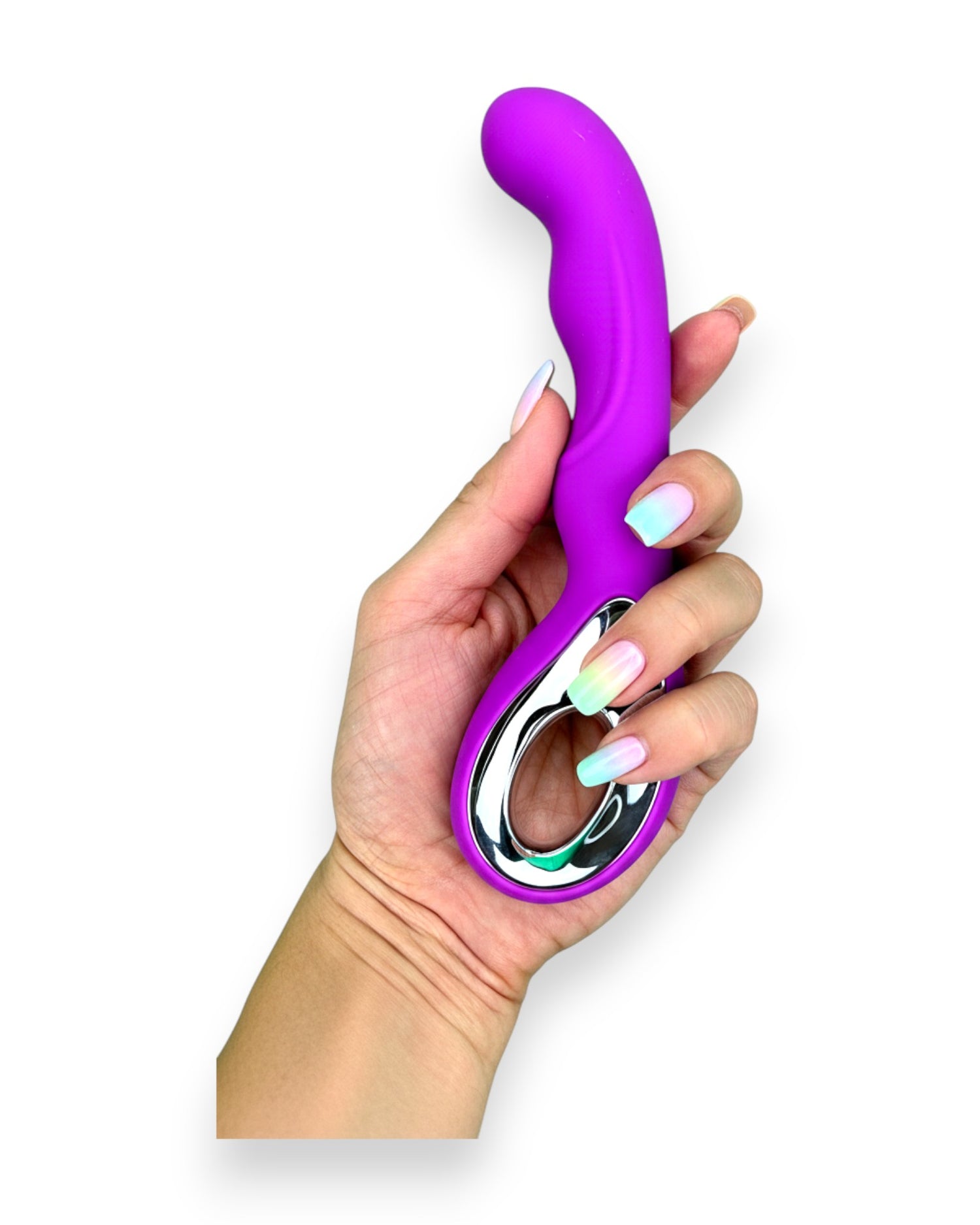 Vibrador Vibe Gatillo para punto G, diseño ergonómico y potente, vibrador elegante y preciso Glow & Vibe.