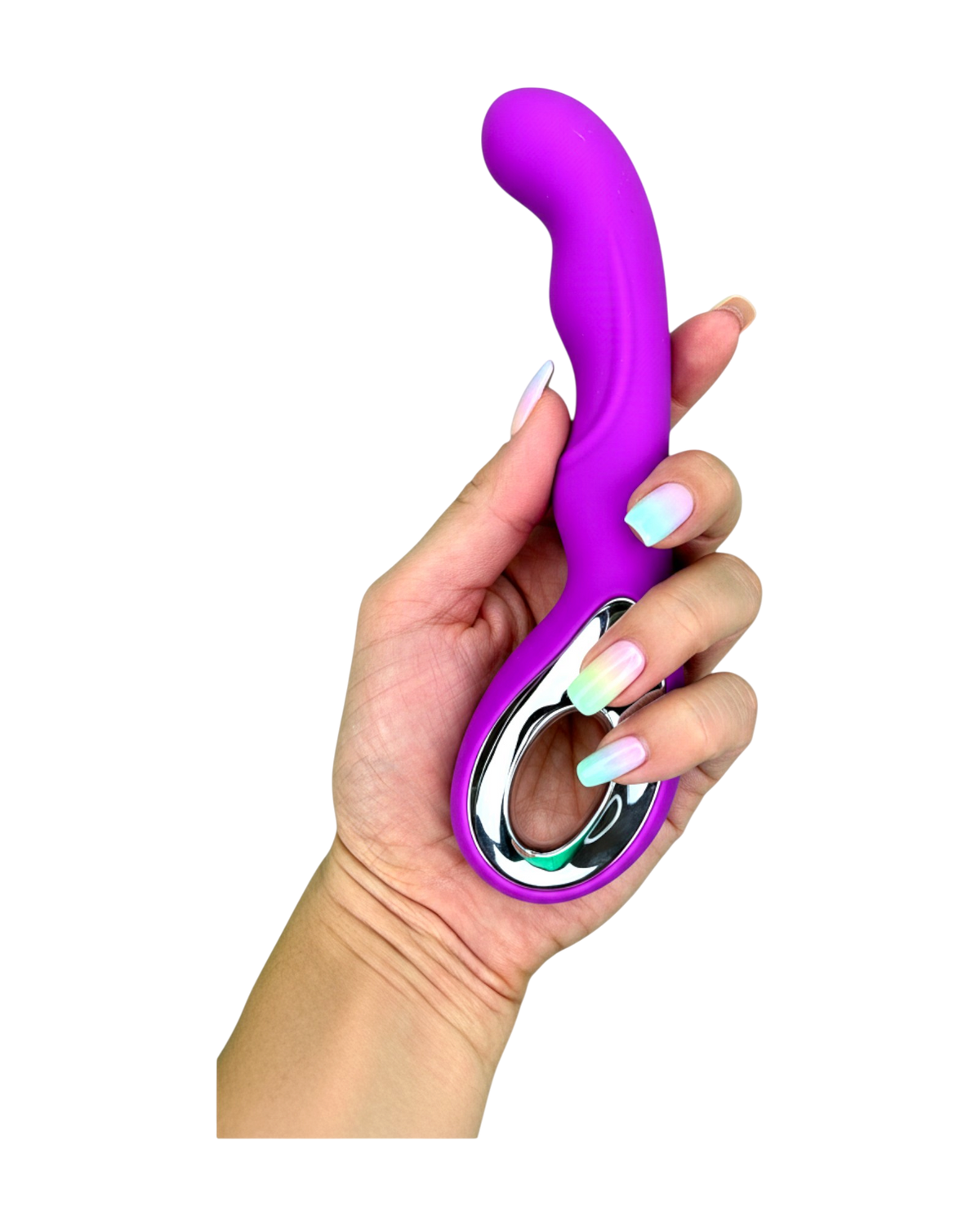 Vibrador Vibe Gatillo para punto G, diseño ergonómico y potente, vibrador elegante y preciso Glow & Vibe.