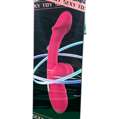 Vibrador Sexy Toy con doble estimulación de punto G y clítoris, diseño atrevido y sensual Glow & Vibe.